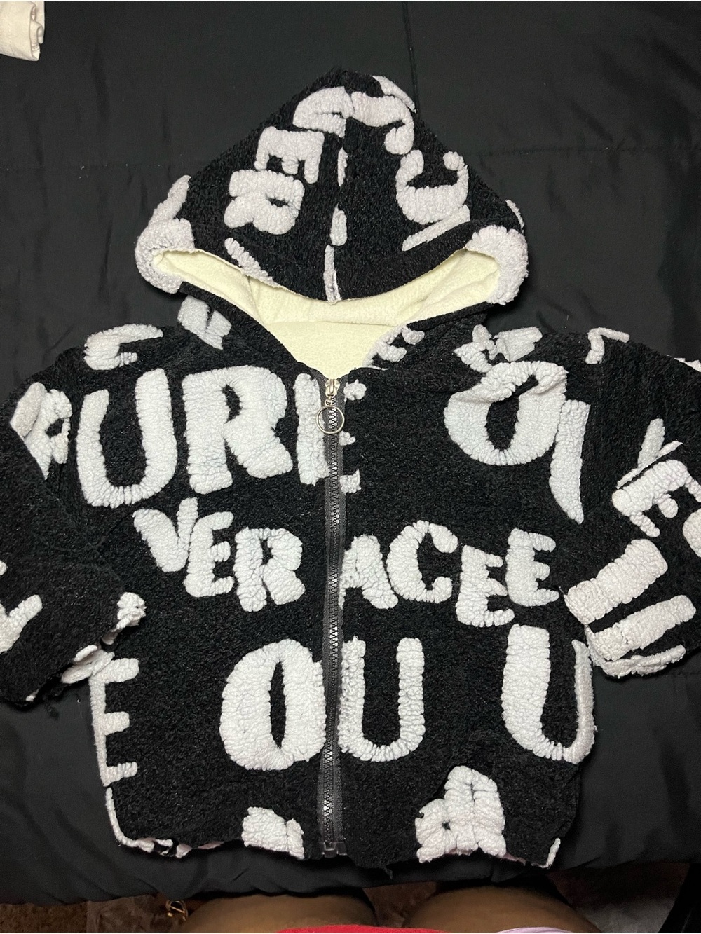 kids lightweight fur coat